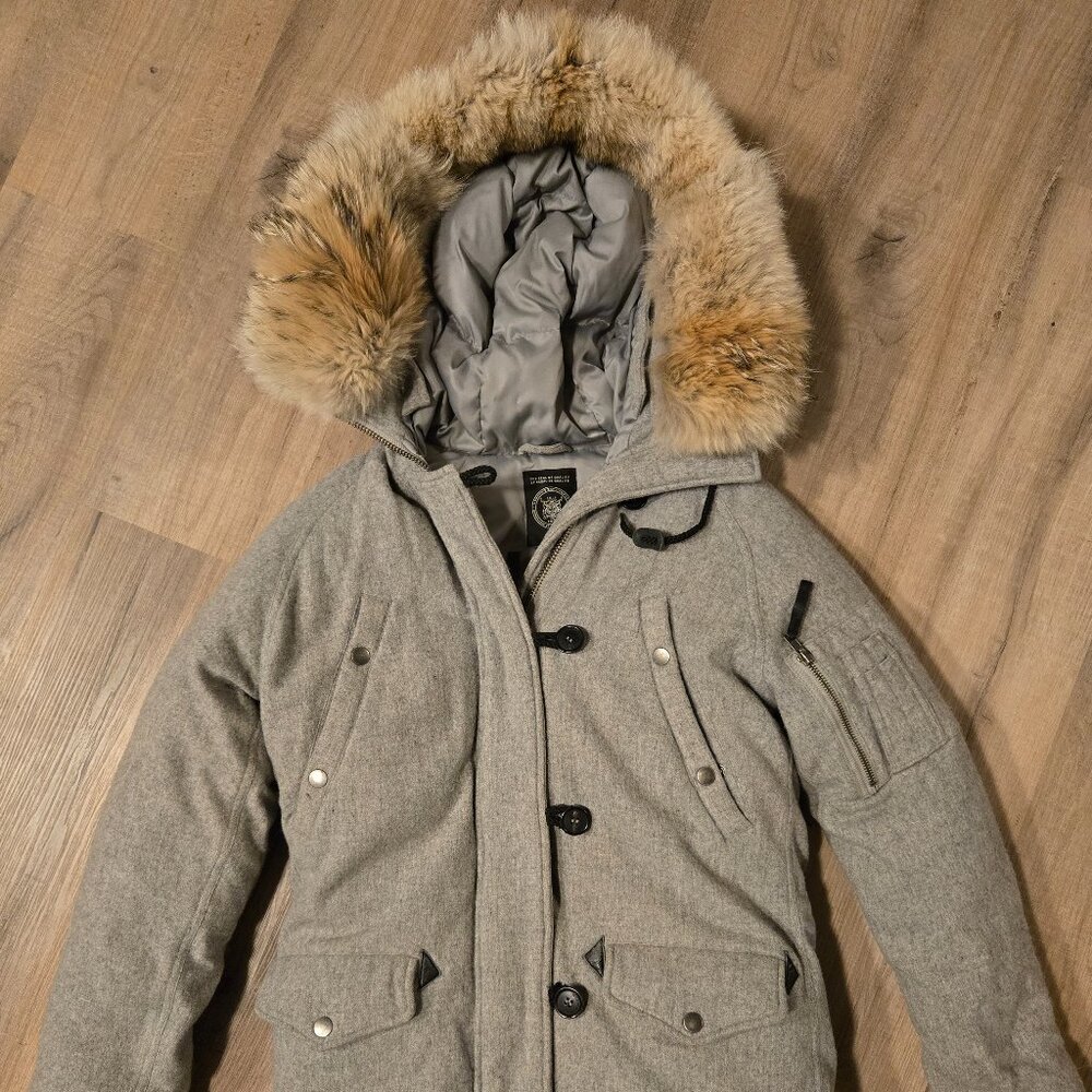 Hudson Bay down wool coat